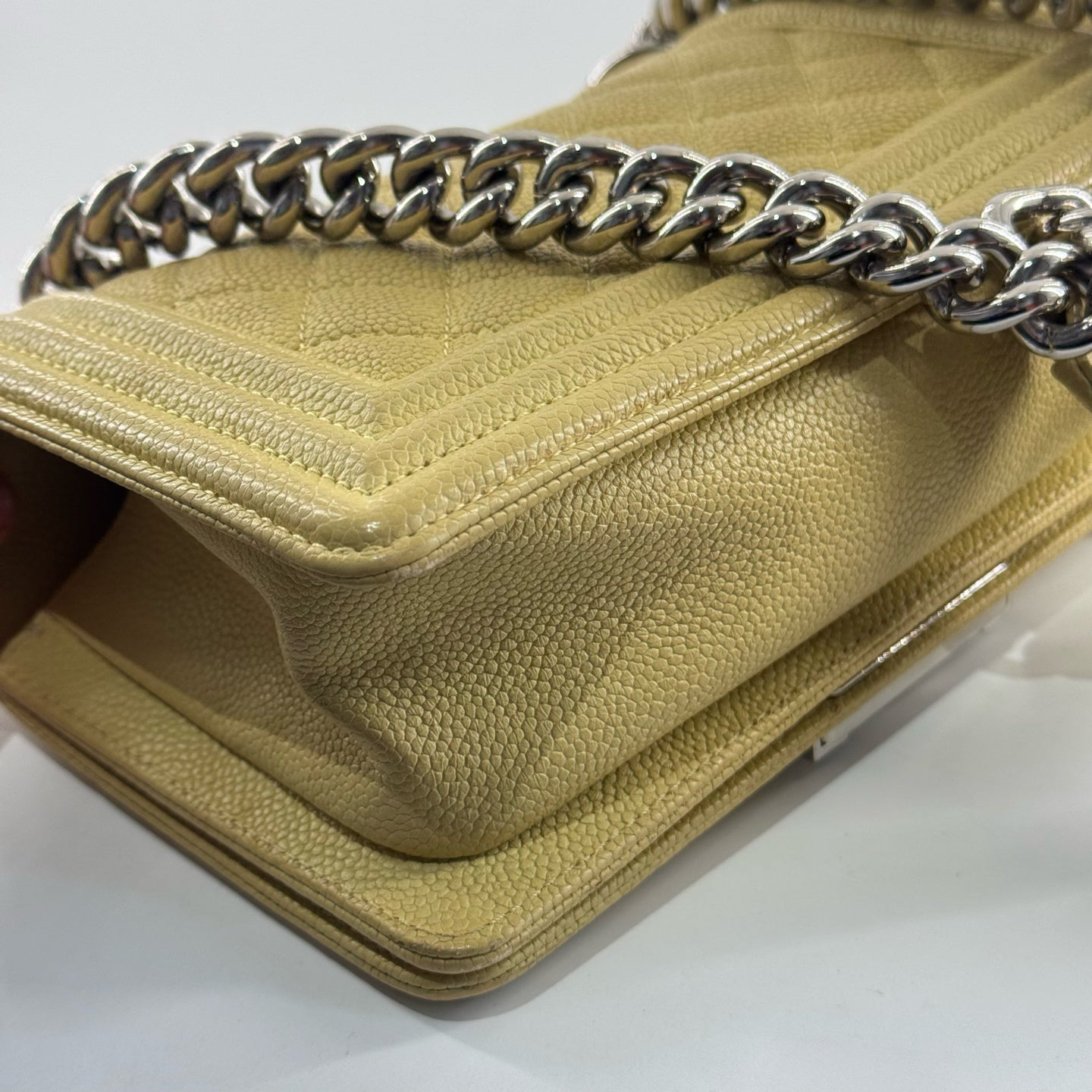 Chanel Leboy Leather Yellow - view 14