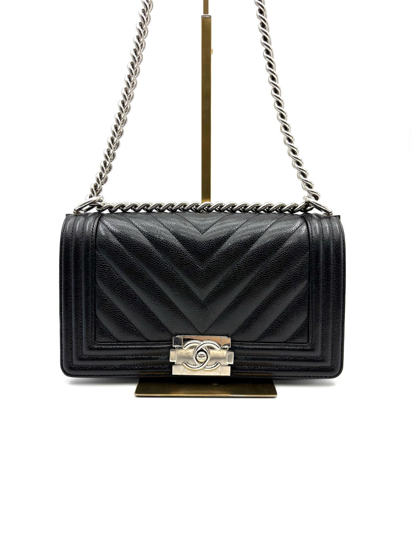 Chanel - Leboy - Leather - Black