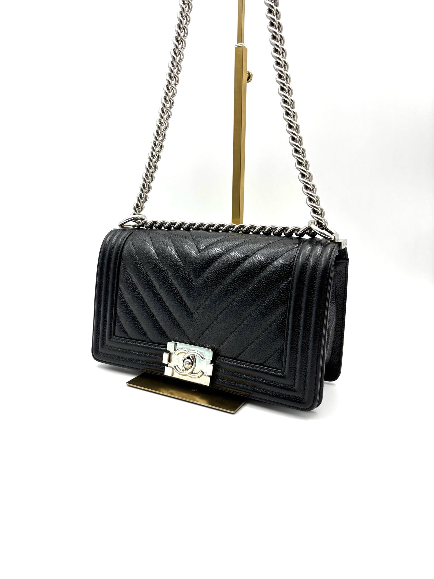 Chanel - Leboy - Leather - Black