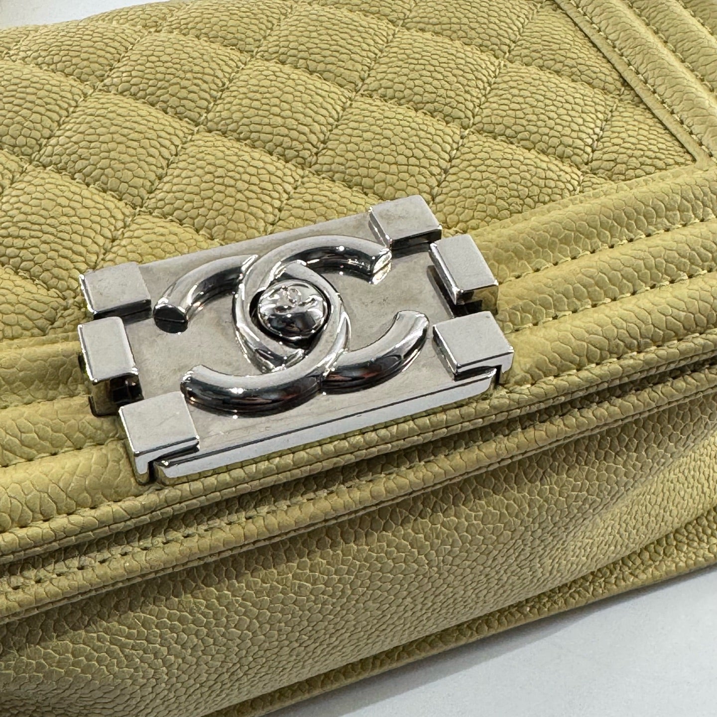 Chanel Leboy Leather Yellow - view 3