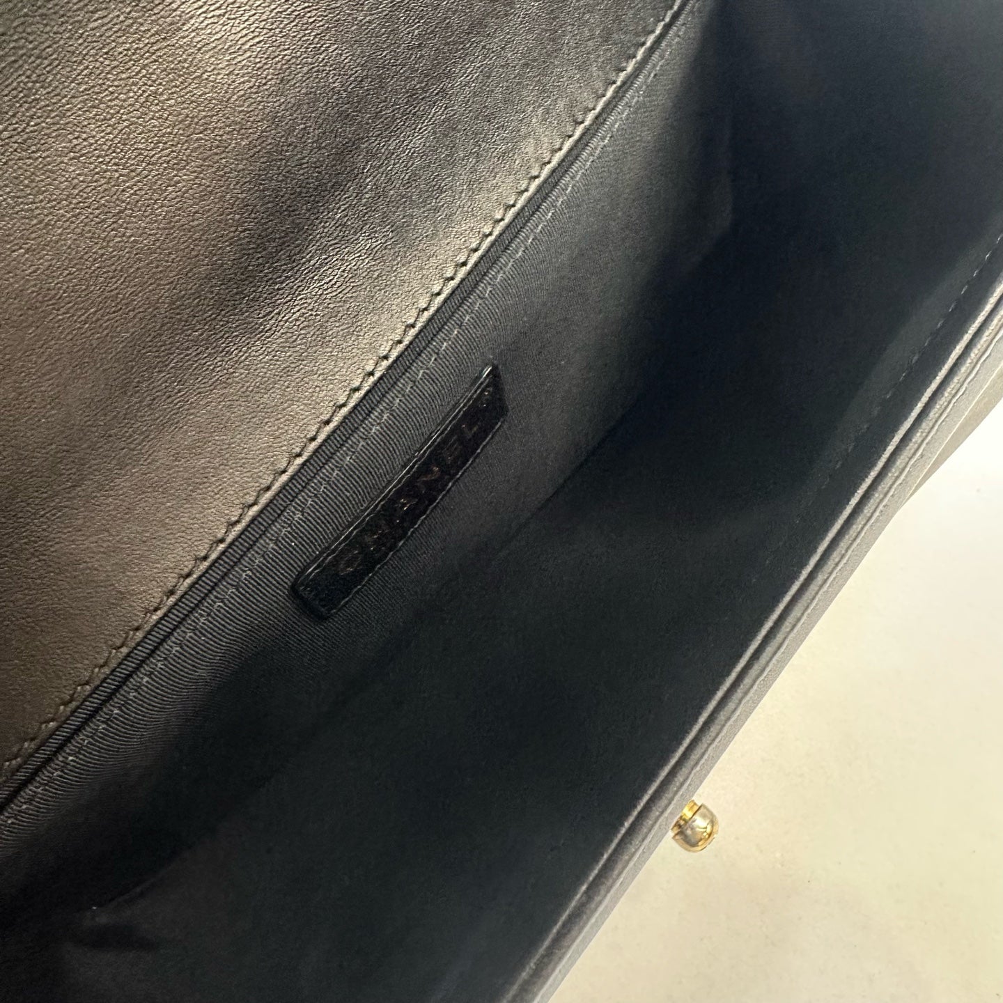 Chanel - Leboy - Leather - Black