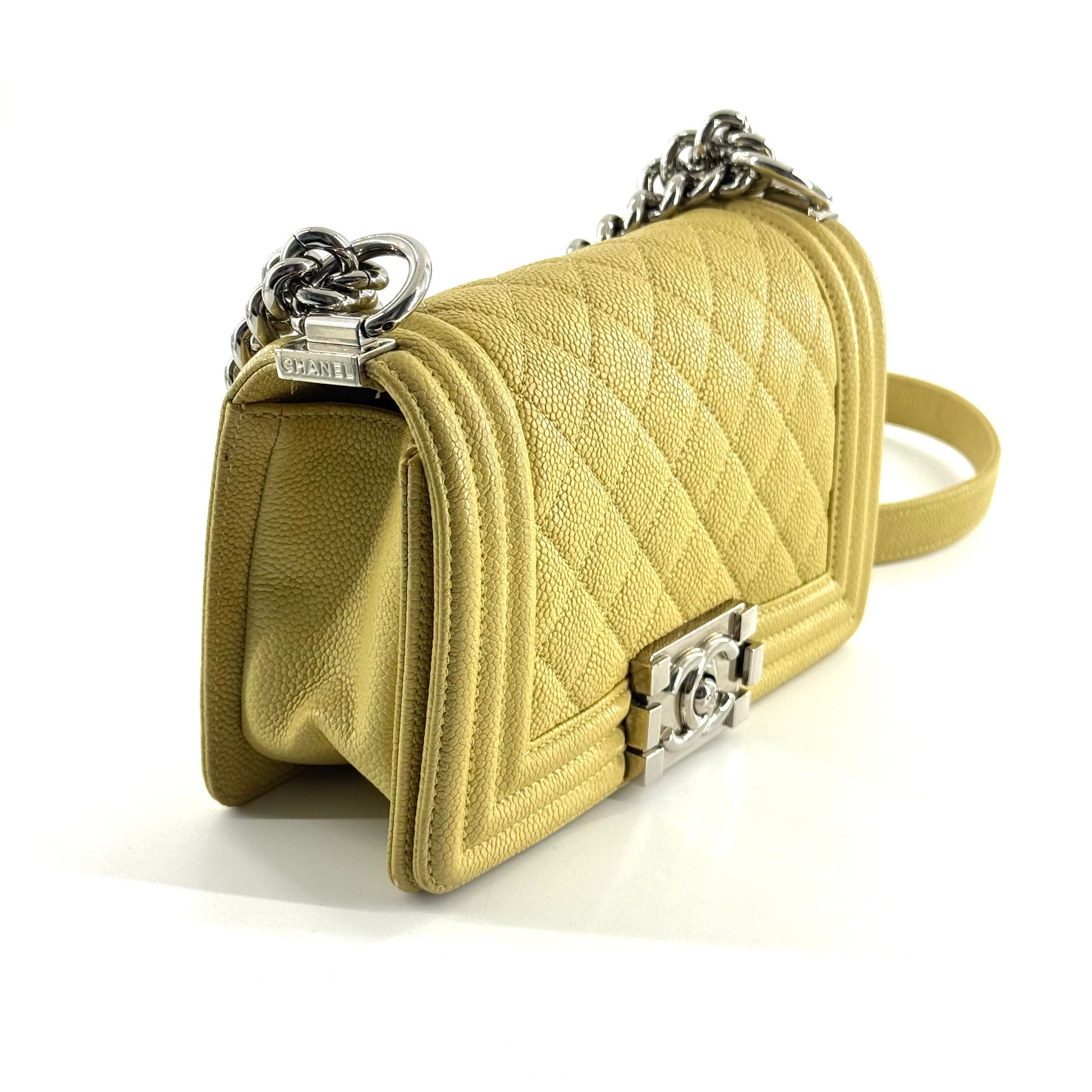 Chanel Leboy Leather Yellow - view 4