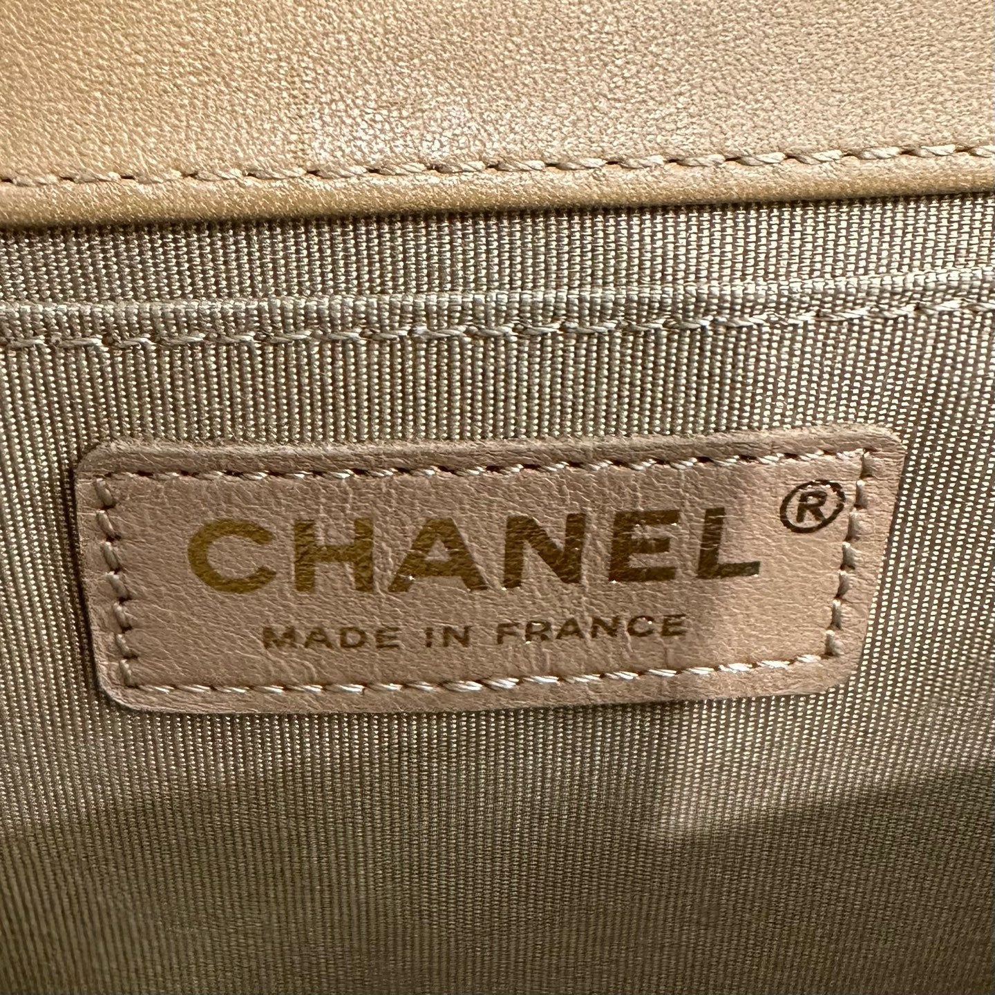 Chanel - Leboy - Leather - Beige