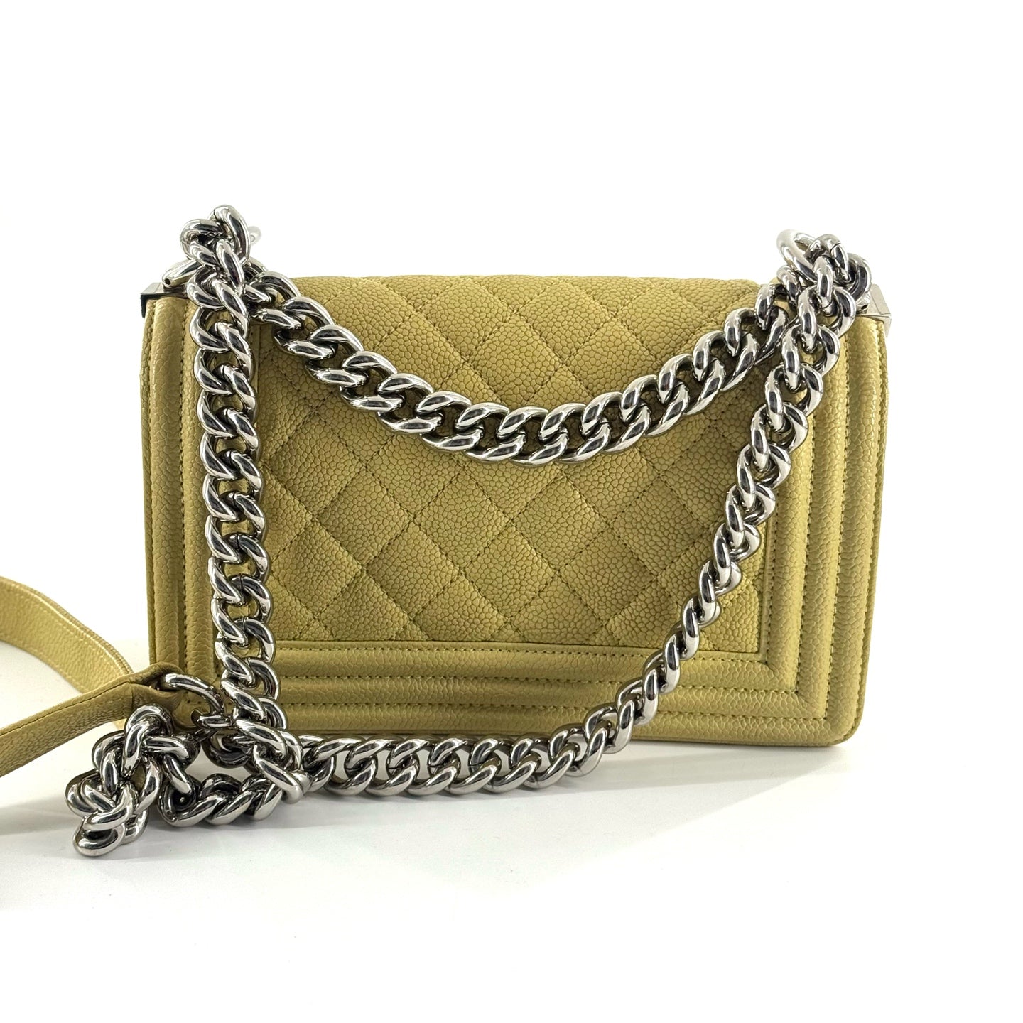 Chanel Leboy Leather Yellow - view 6