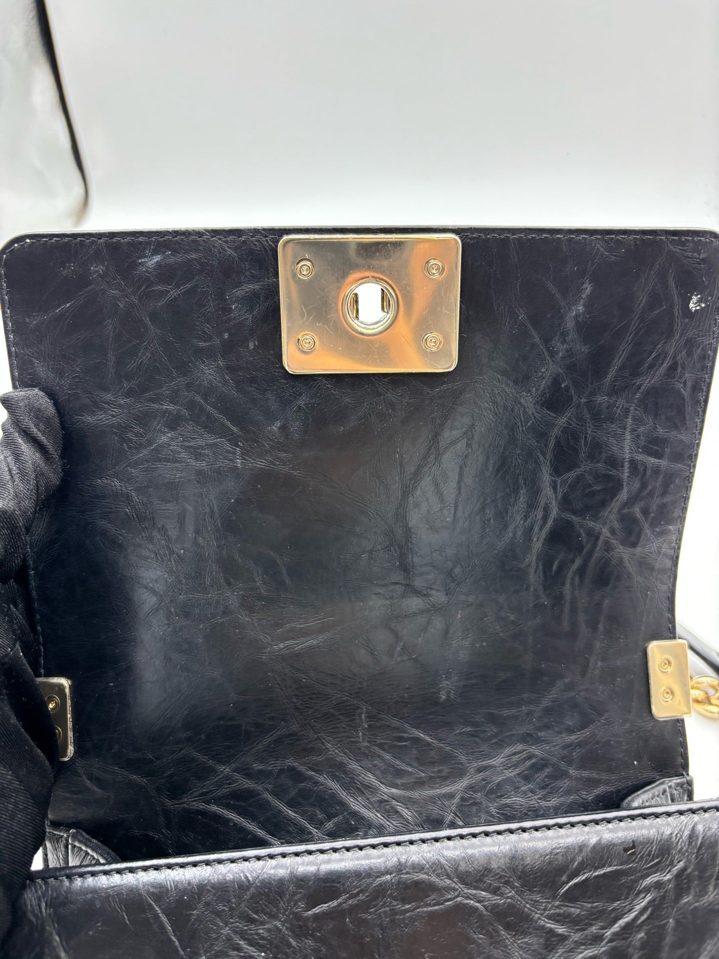 Chanel - LeBoy - Leather - Black - (medium)