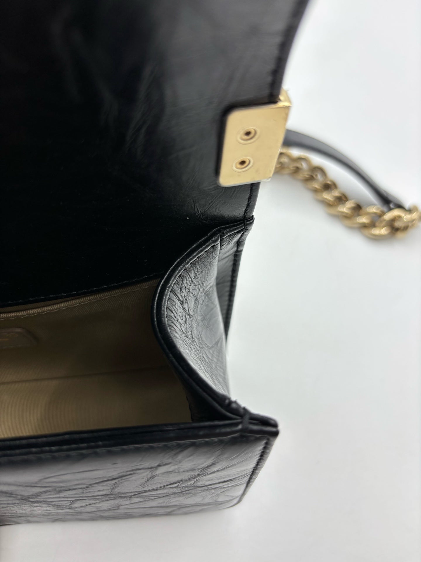 Chanel - LeBoy - Leather - Black - (medium)