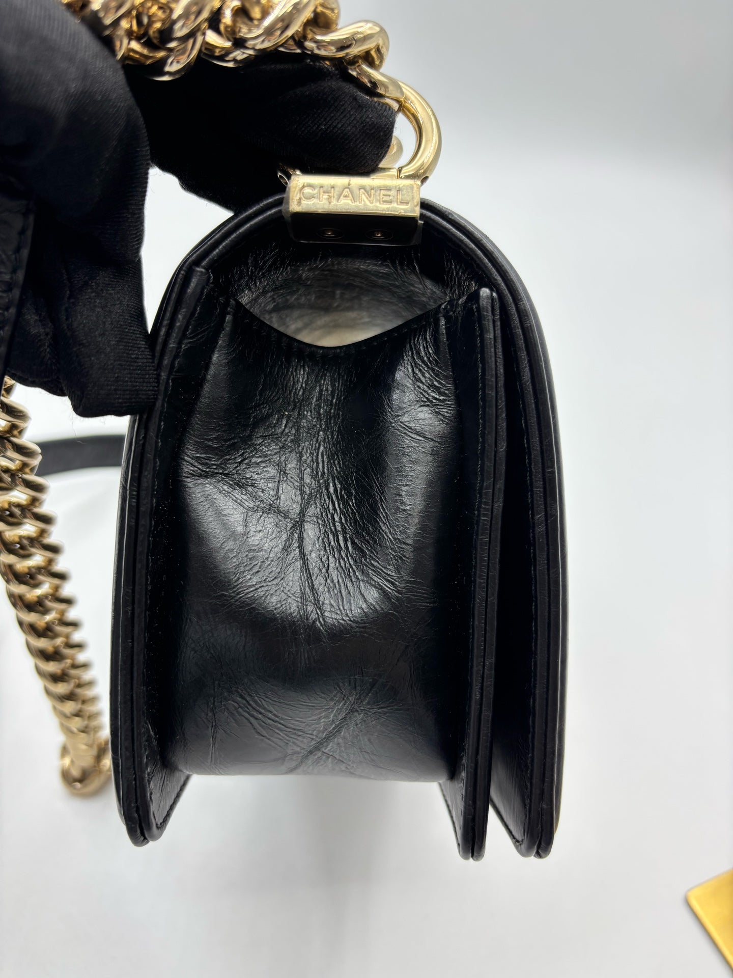 Chanel - LeBoy - Leather - Black - (medium)