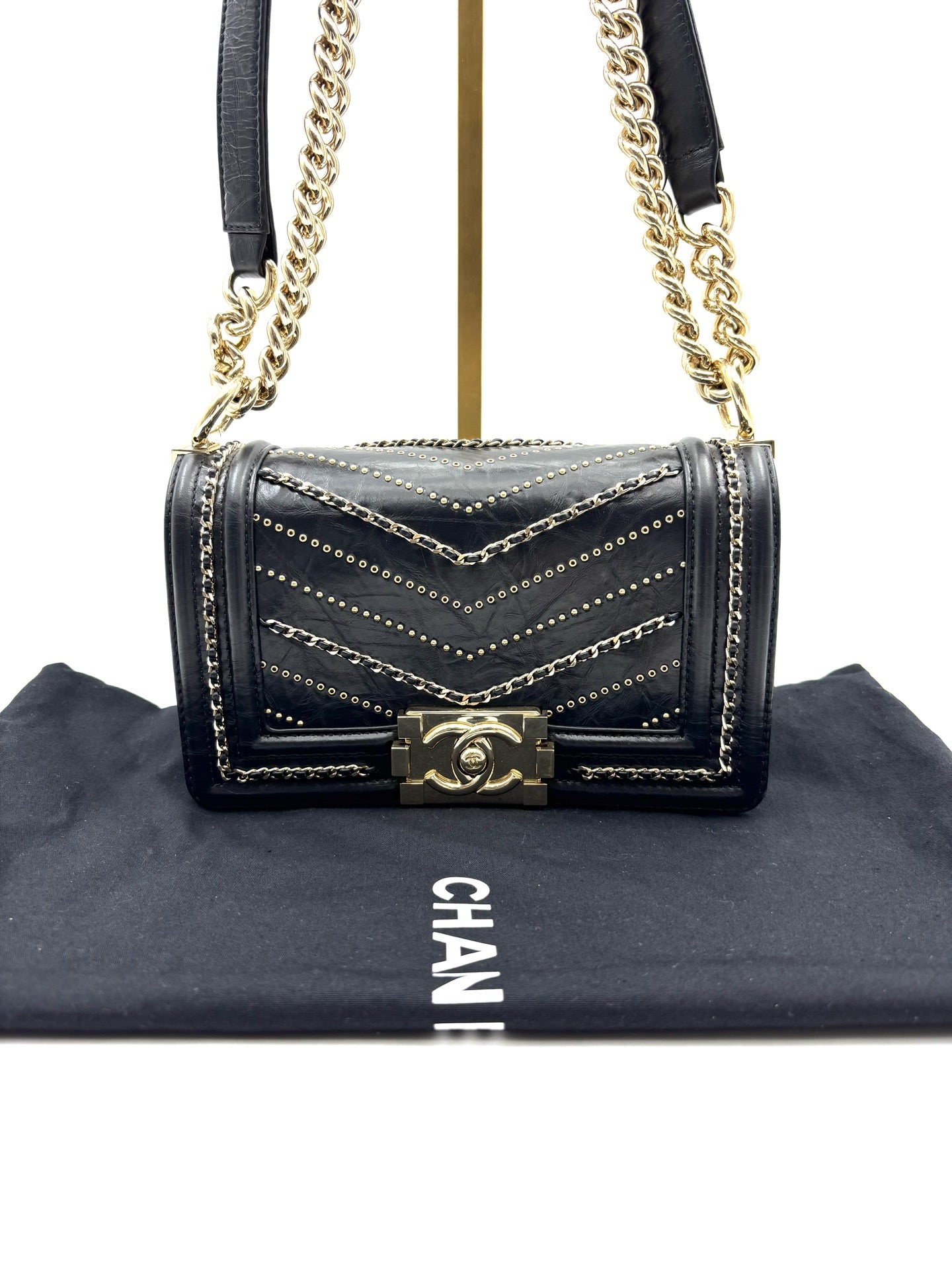 Chanel - LeBoy - Leather - Black - (mini)