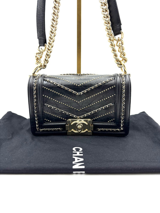 Chanel - LeBoy - Leather - Black - (mini)