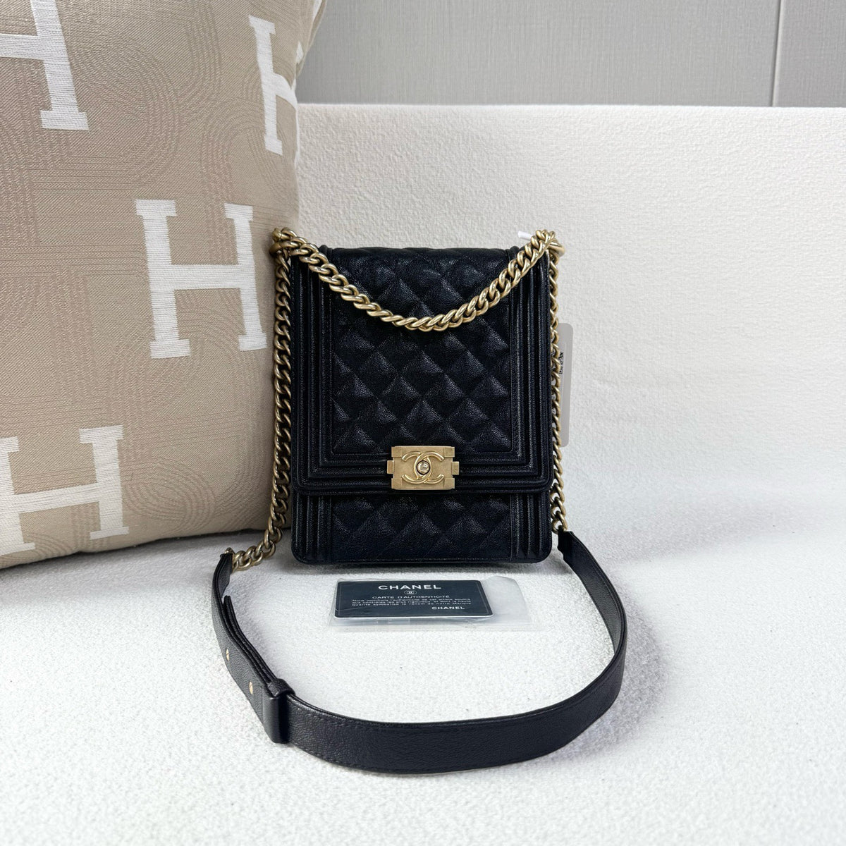 Chanel - Leboy - Leather - Black - (mini)