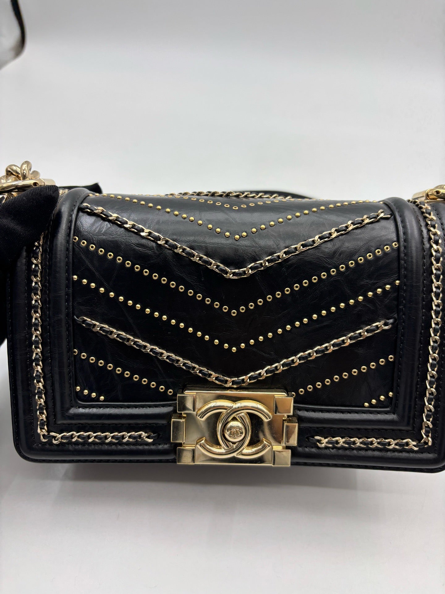 Chanel - LeBoy - Leather - Black - (mini)