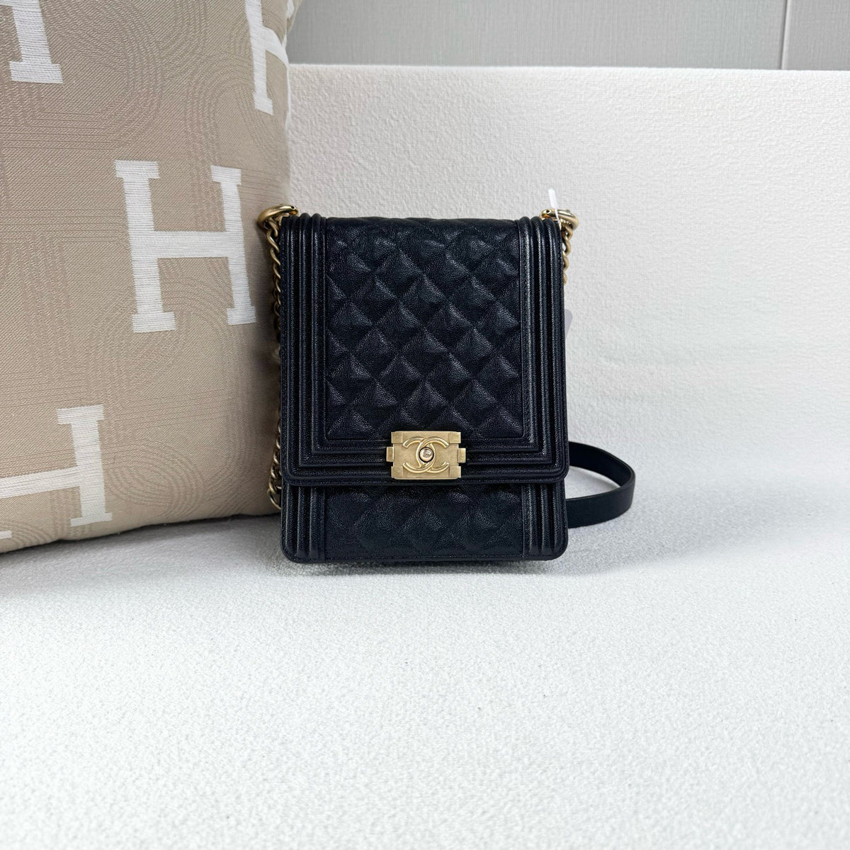 Chanel - Leboy - Leather - Black - (mini)