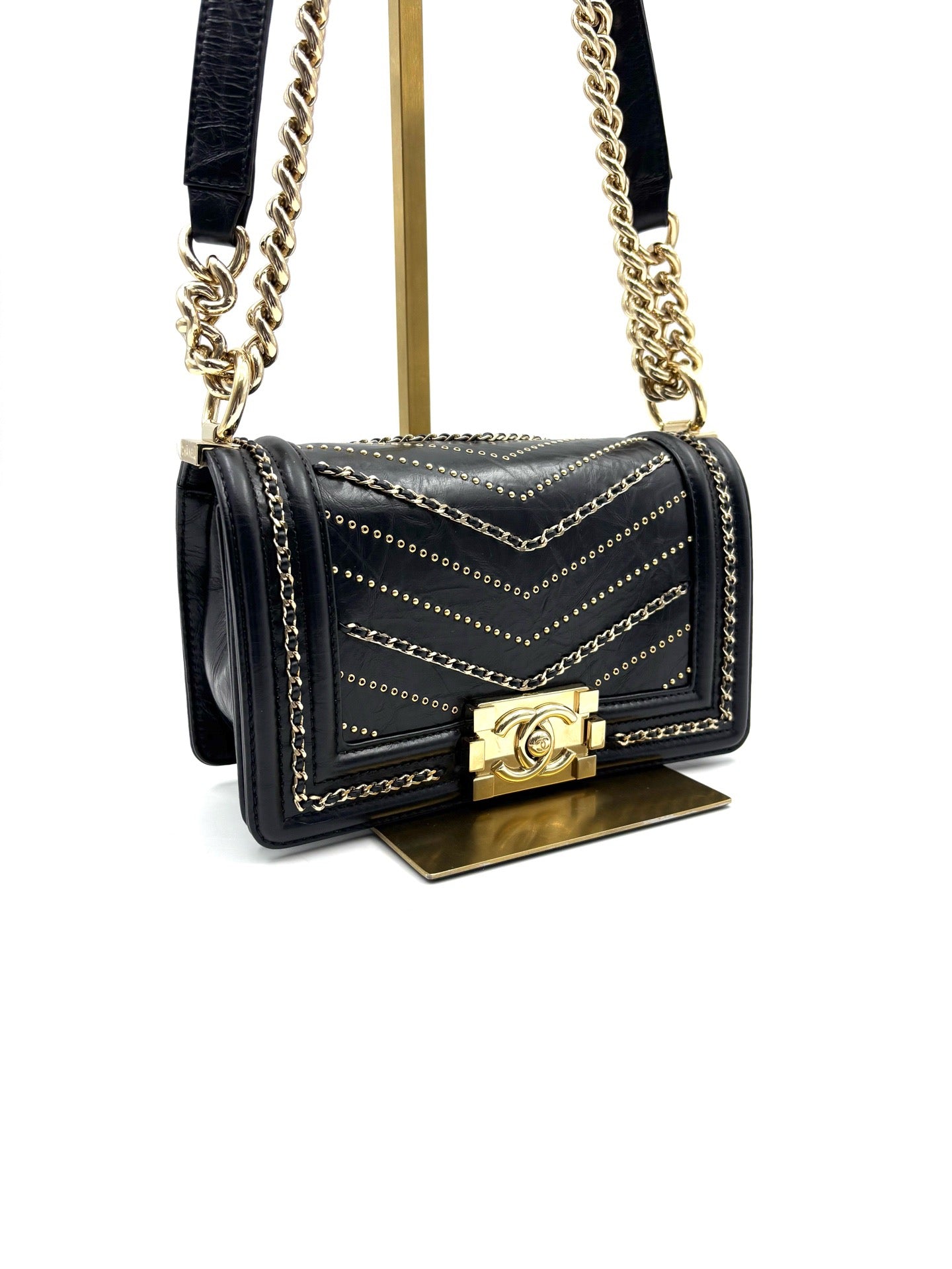 Chanel - LeBoy - Leather - Black - (mini)