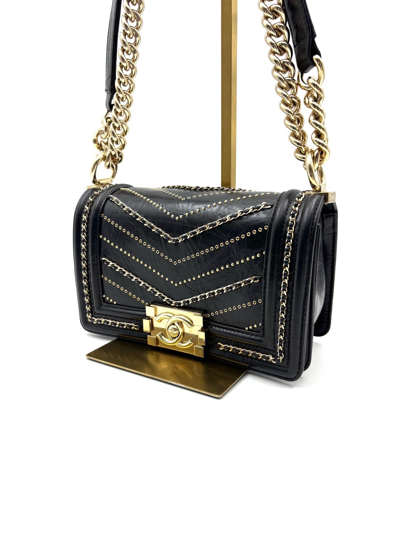 Chanel - LeBoy - Leather - Black - (mini)