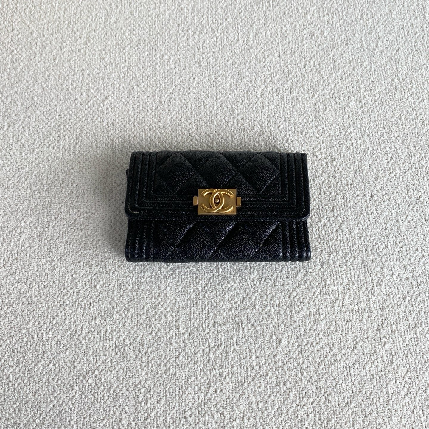 Chanel - Leboy - Leather - Black - (small)