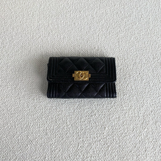 Chanel - Leboy - Leather - Black - (small)