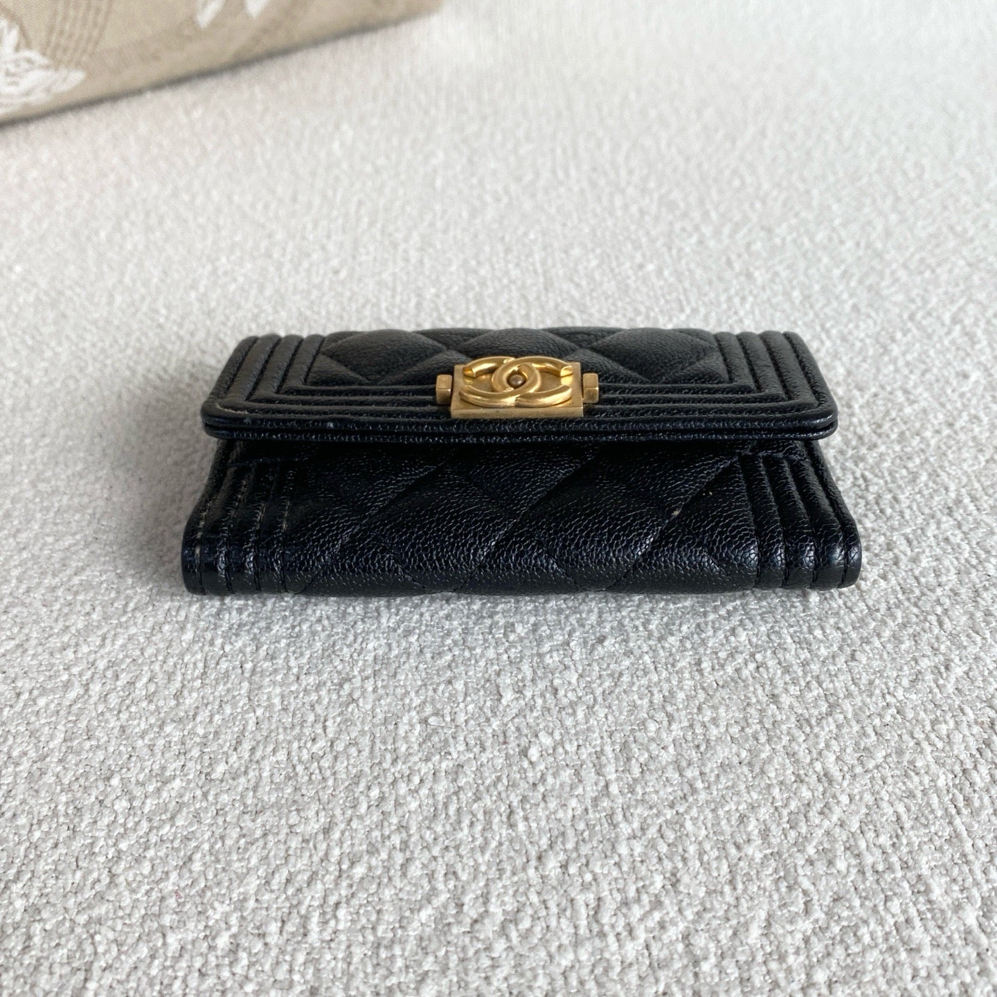 Chanel - Leboy - Leather - Black - (small)
