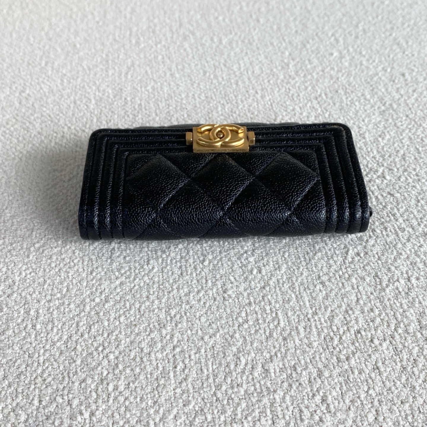 Chanel - Leboy - Leather - Black - (small)
