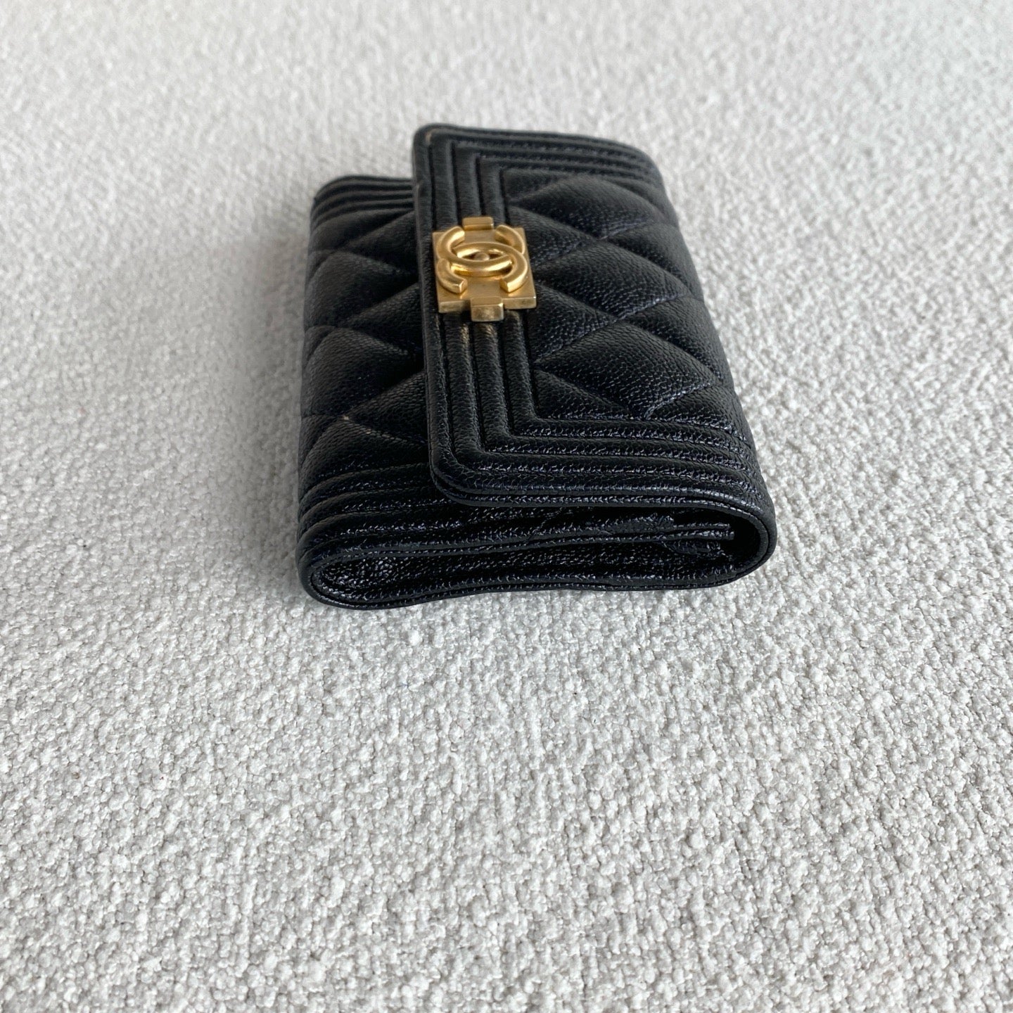 Chanel - Leboy - Leather - Black - (small)