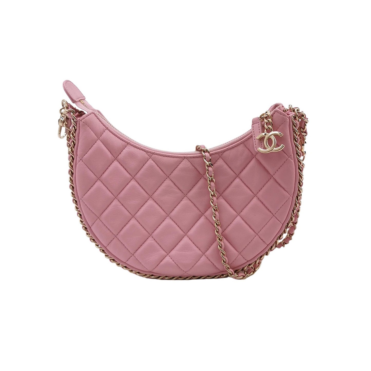 Chanel - Luna Hobo - Leather - Pink - (Small)