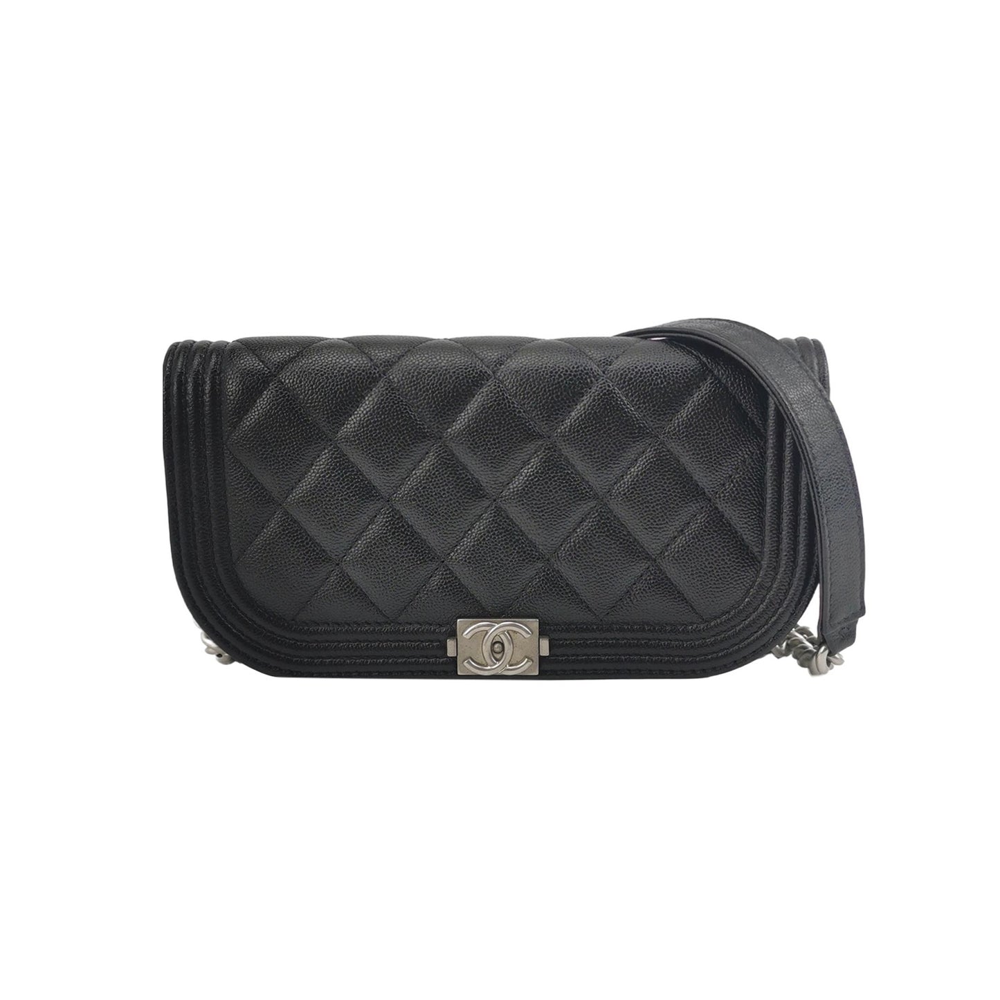 Chanel - Mahjong Flap Bag AP1117 - Grained calfskin leather - Black - (mini)