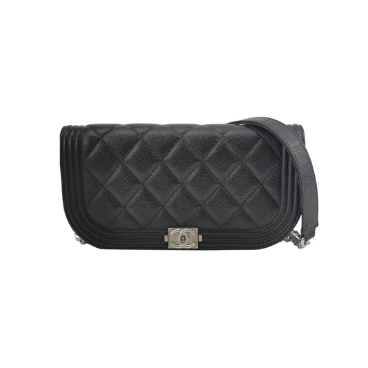 Chanel - Mahjong Flap Bag AP1117 - Grained calfskin leather - Black - (mini)