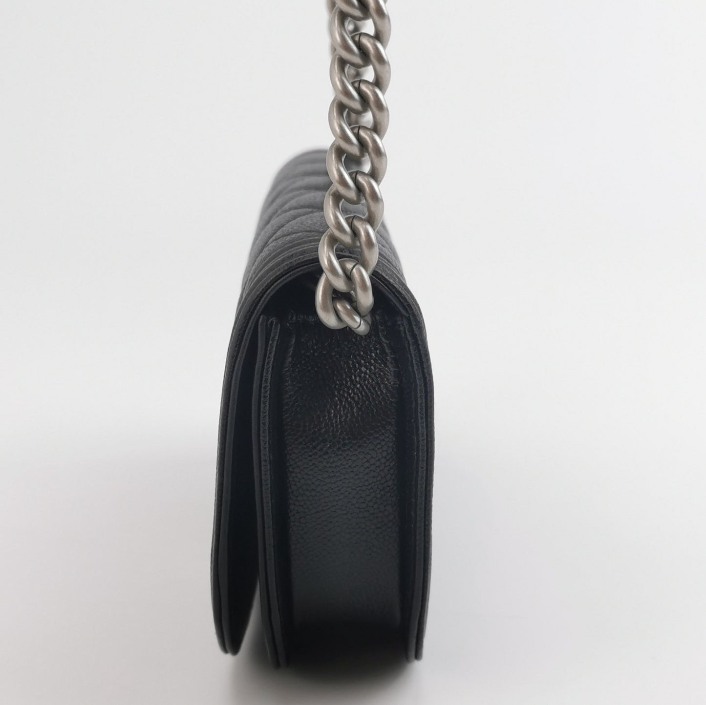 Chanel - Mahjong Flap Bag AP1117 - Grained calfskin leather - Black - (mini)