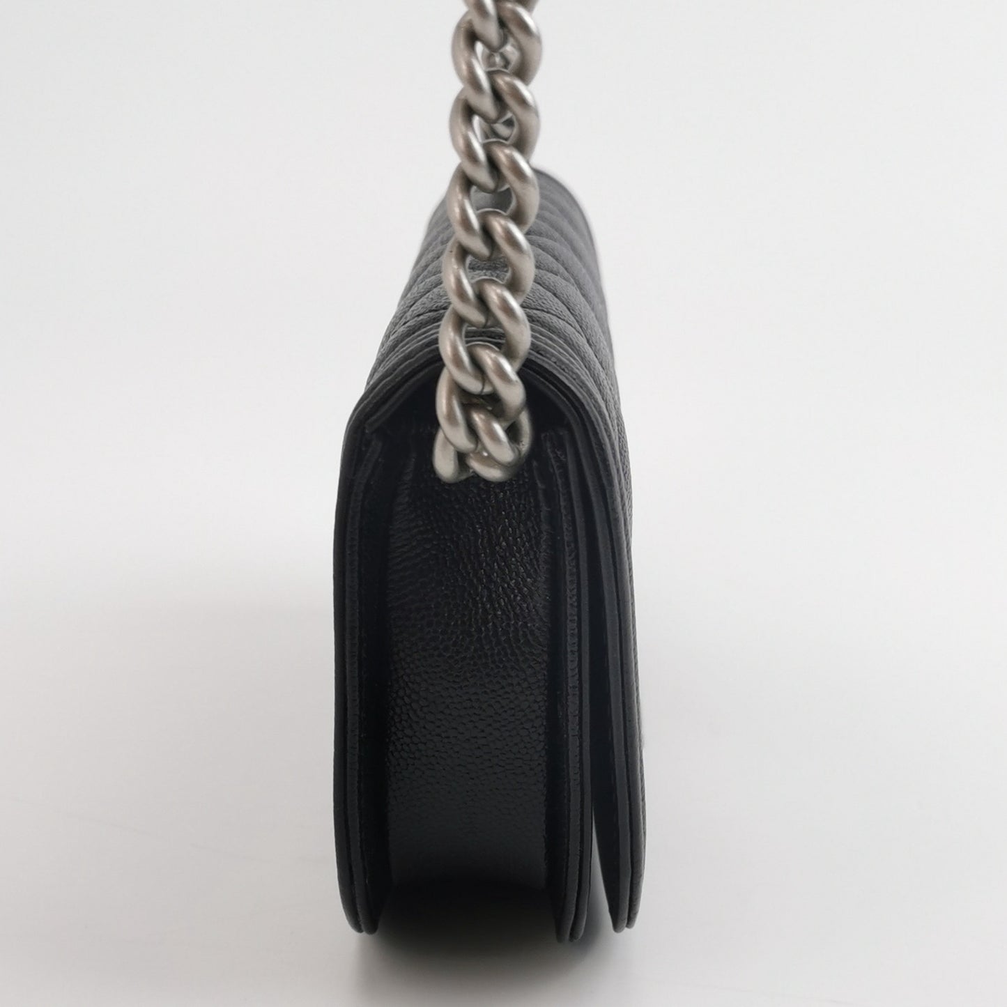 Chanel - Mahjong Flap Bag AP1117 - Grained calfskin leather - Black - (mini)