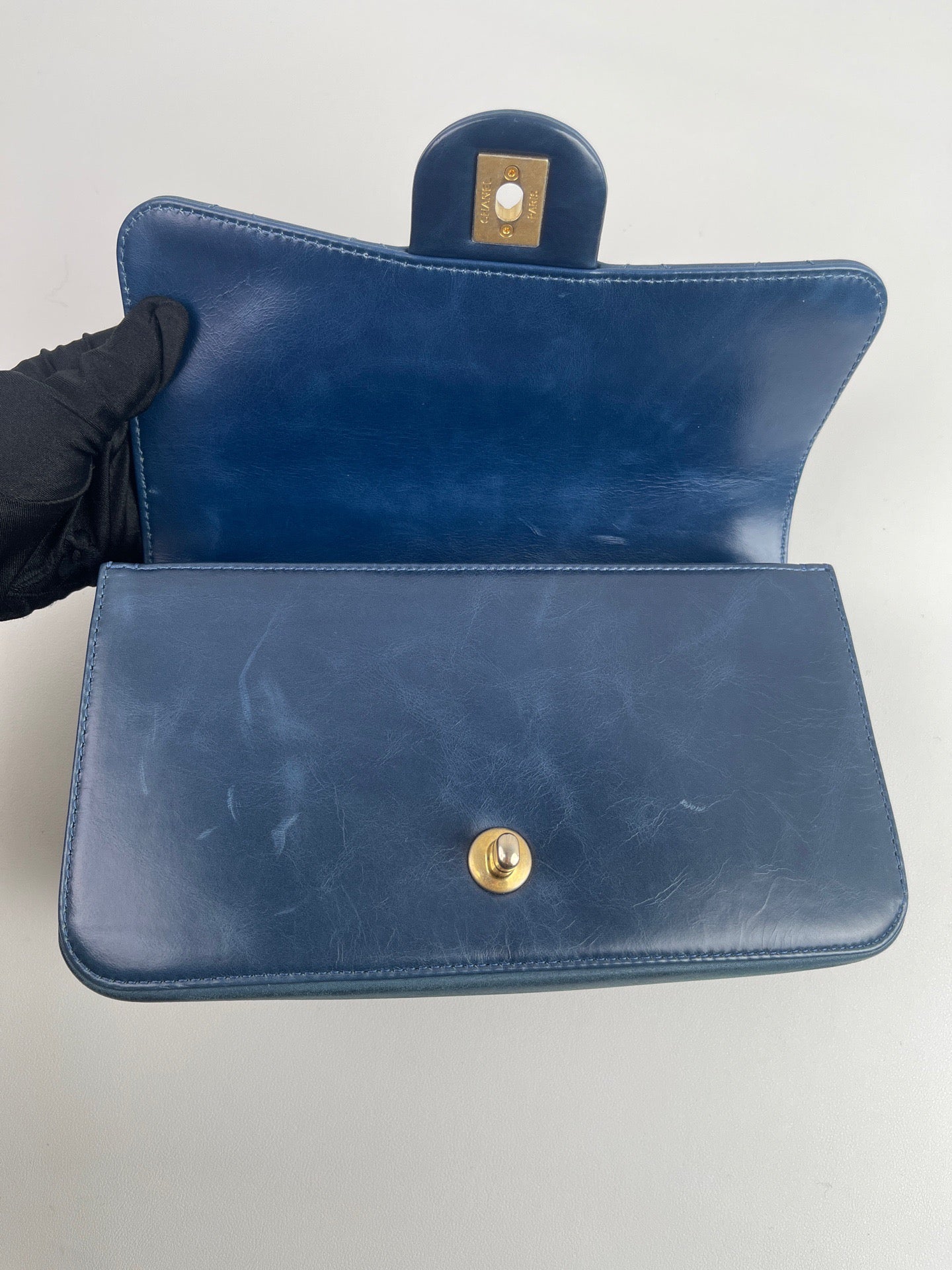 Chanel - Metiers dArt - Leather - Blue - (small)