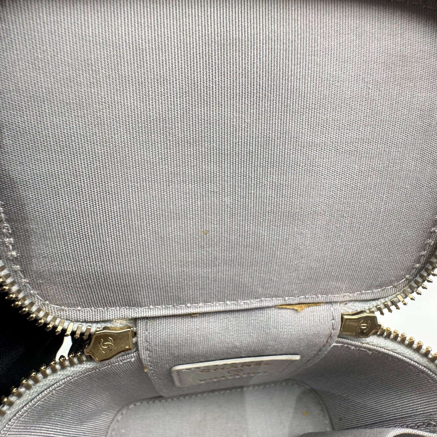 Chanel - Mini Box Bag - Leather - Grey