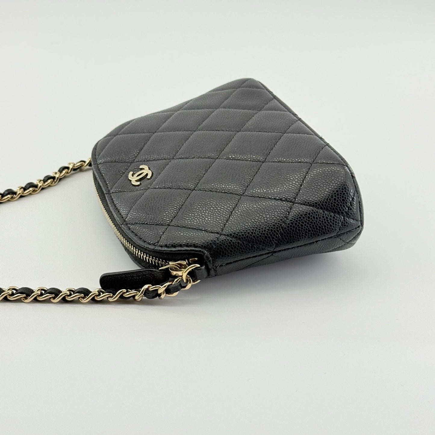 Chanel - Mini Dome Bag - Caviar leather - Black - (Mini)