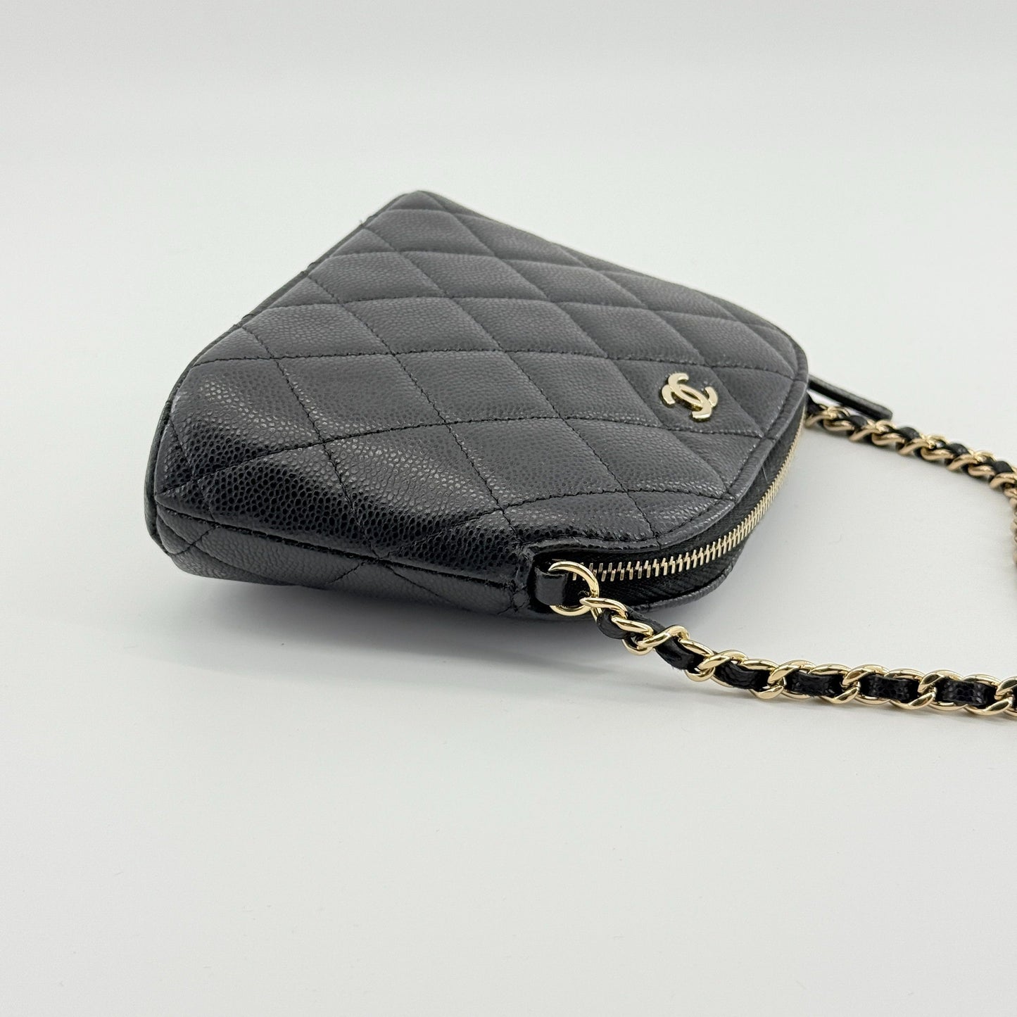 Chanel - Mini Dome Bag - Caviar leather - Black - (Mini)