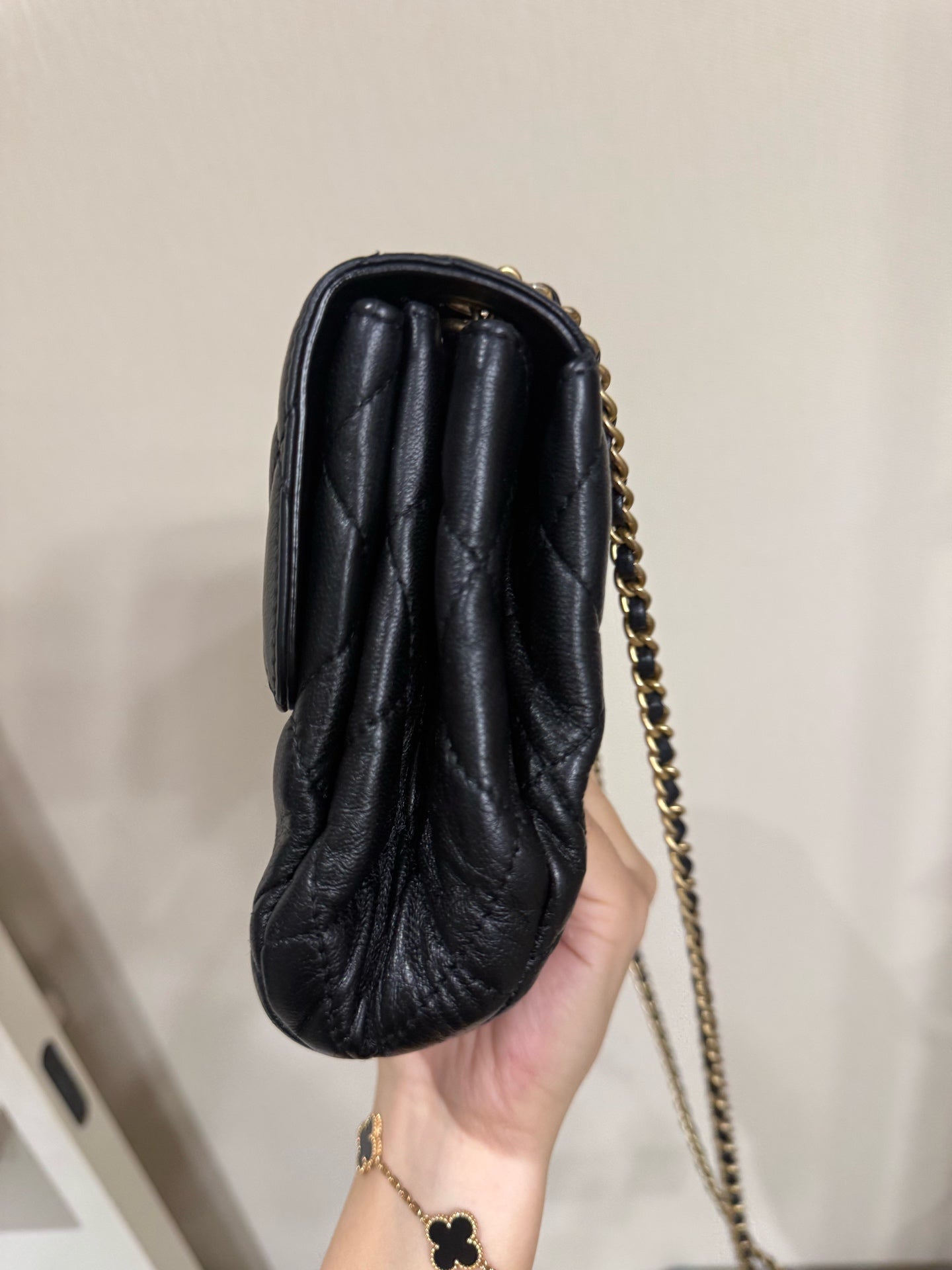 Chanel - Mini Flap - Leather - Black - (mini)