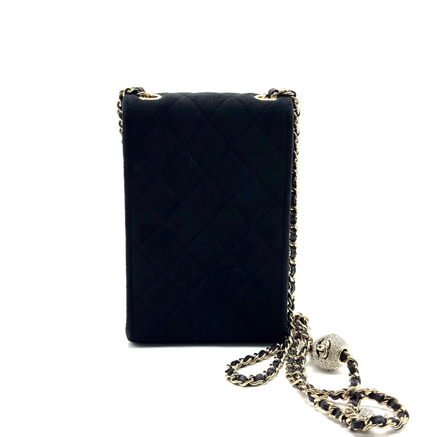 Chanel - Mobile Phone Bag - Velvet - Black