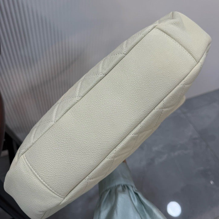 Chanel - Mumbai Airport 2Way Flap Bag - Leather - Beige - (large)