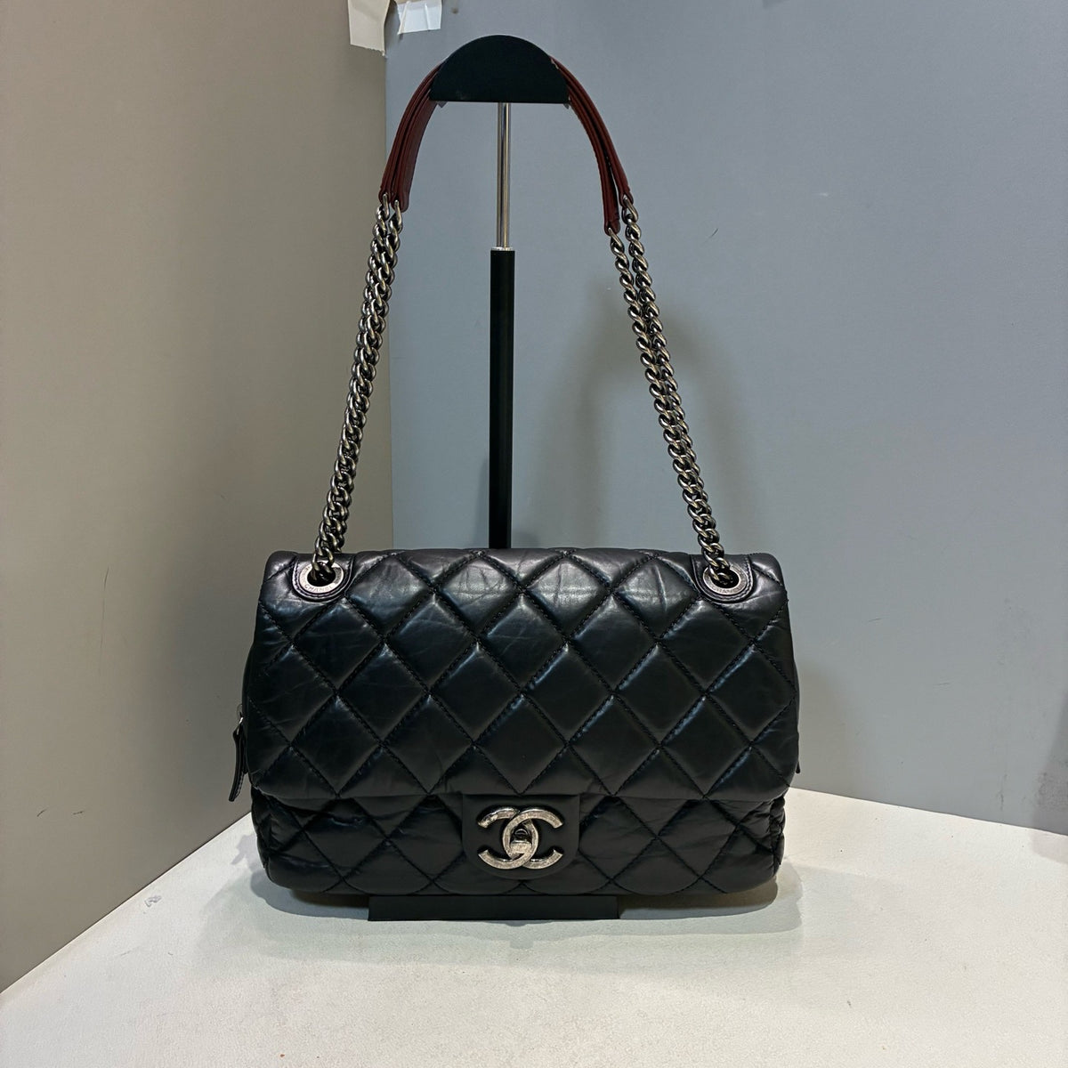 Chanel - Mumbai CF - Leather - Black - (large)