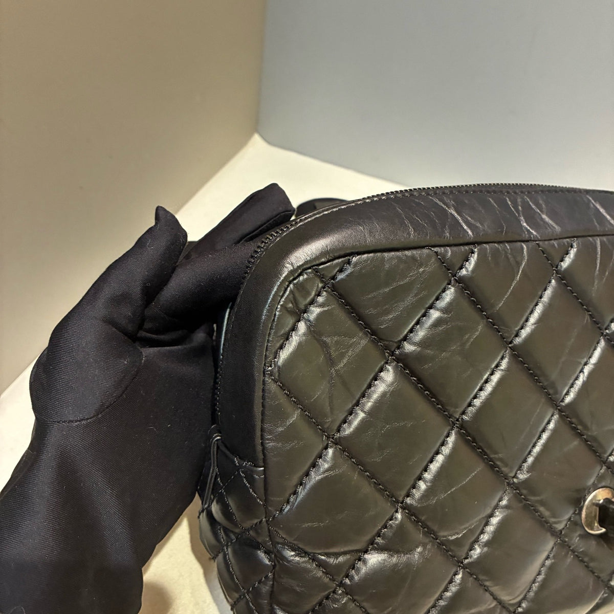 Chanel - Mumbai CF - Leather - Black - (large)