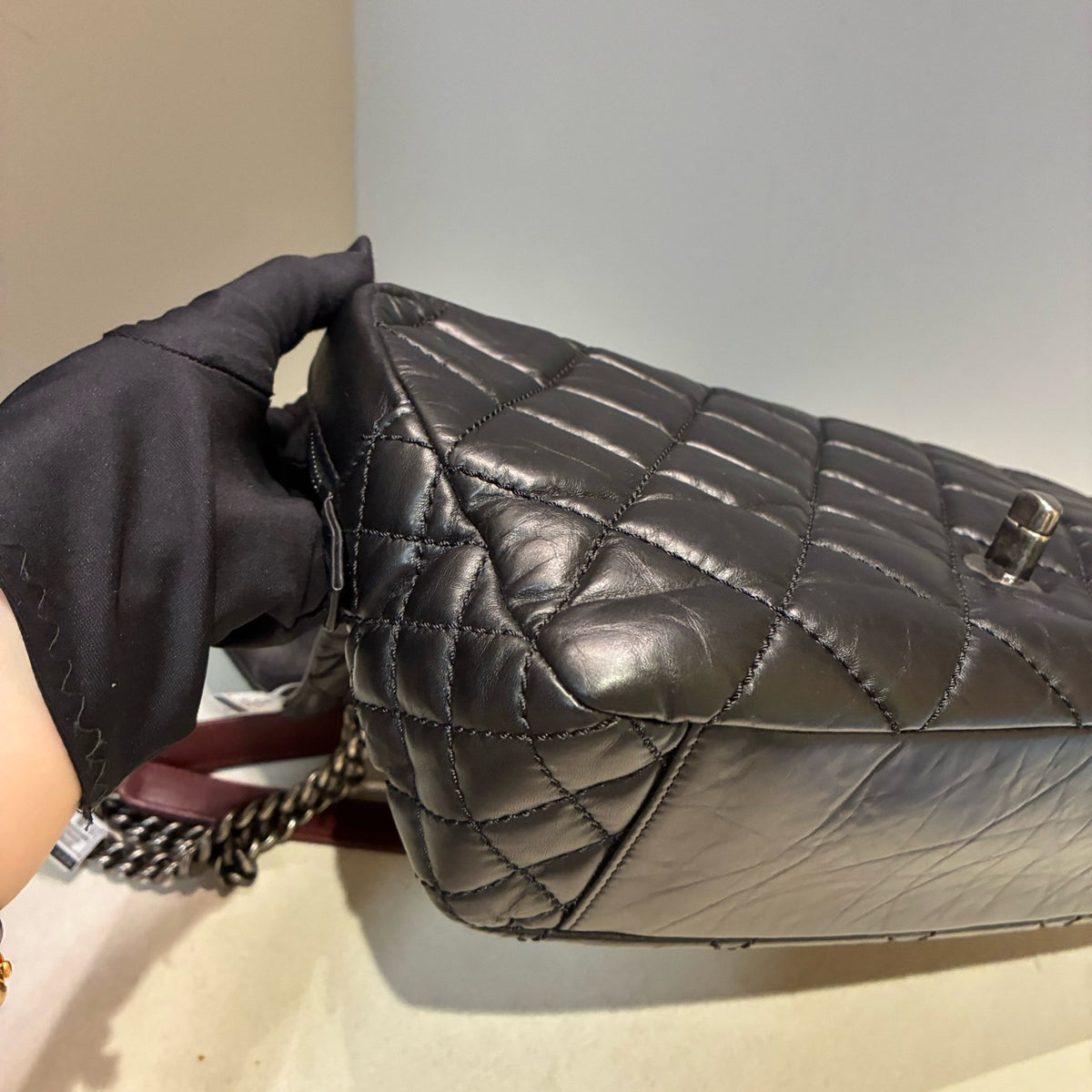 Chanel - Mumbai CF - Leather - Black - (large)
