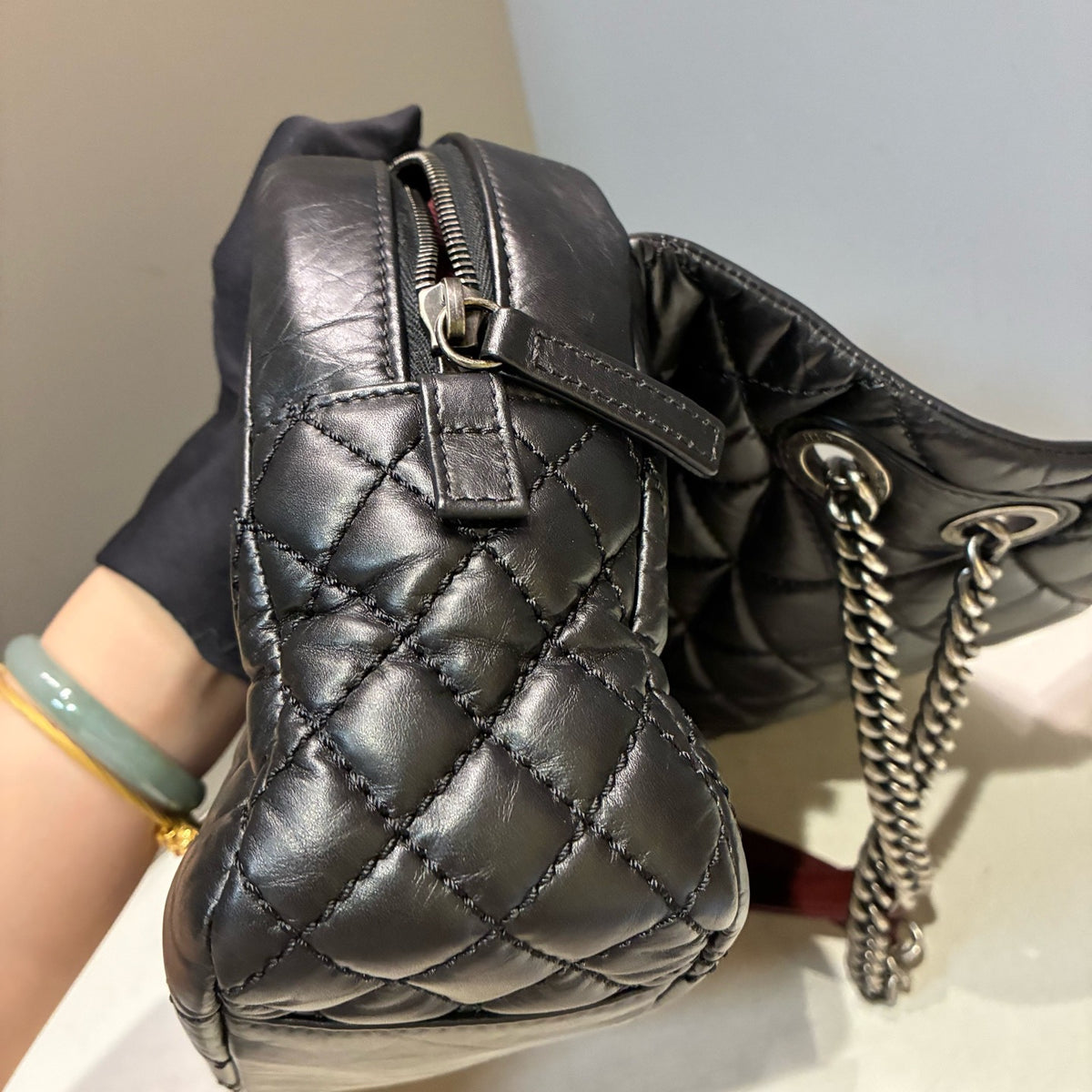 Chanel - Mumbai CF - Leather - Black - (large)
