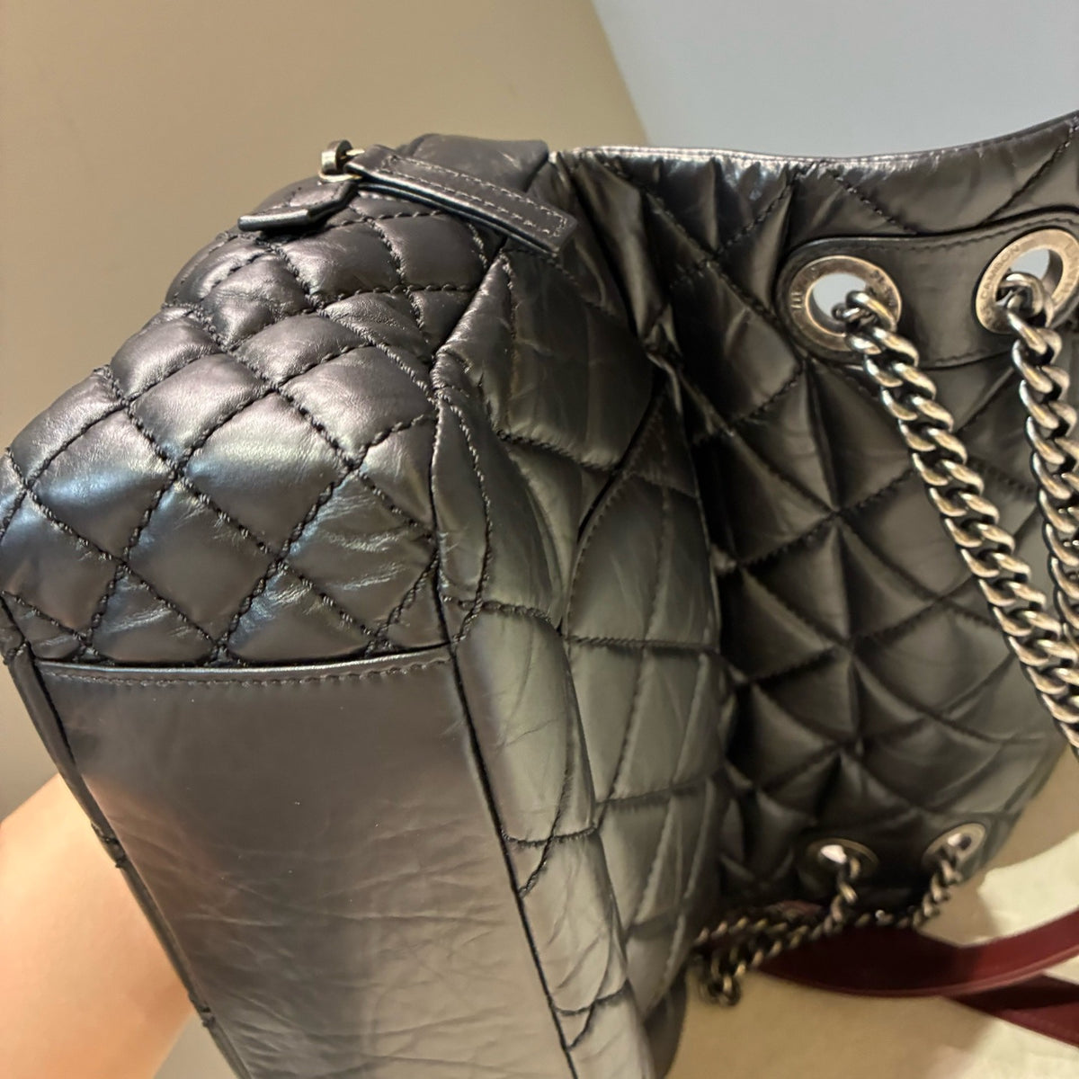 Chanel - Mumbai CF - Leather - Black - (large)