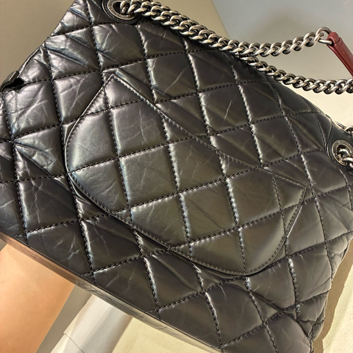 Chanel - Mumbai CF - Leather - Black - (large)