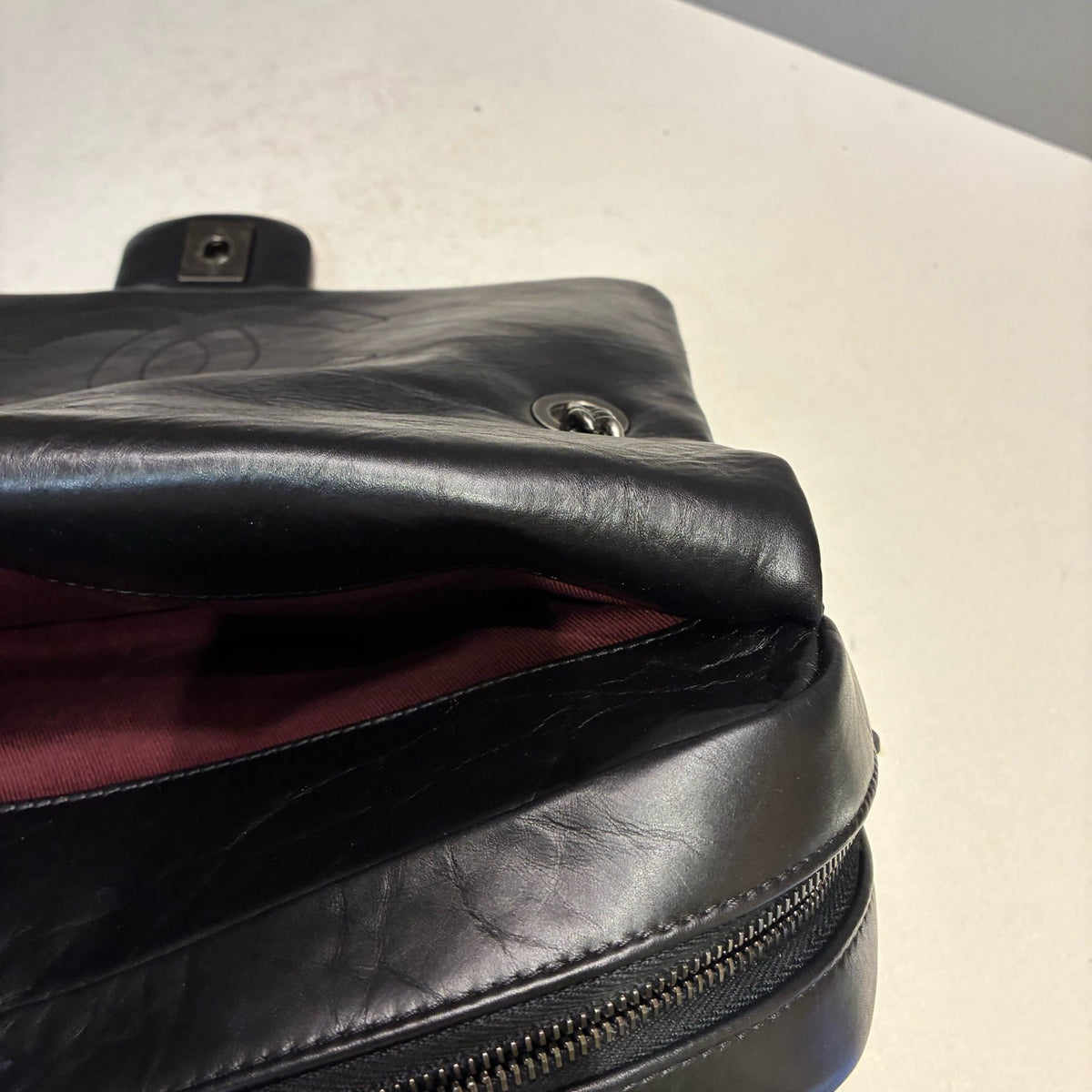 Chanel - Mumbai CF - Leather - Black - (large)