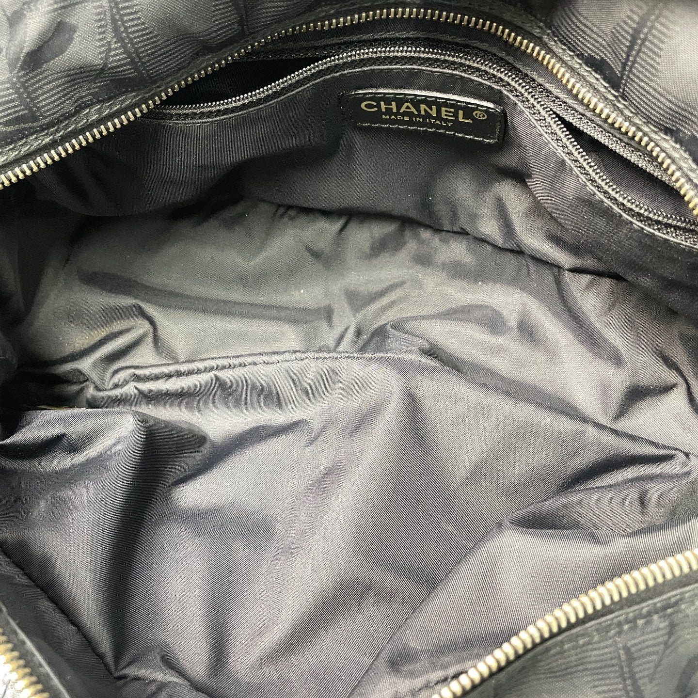 Chanel - New Travel Line Bowling Bag - Nylon - Black - (medium)