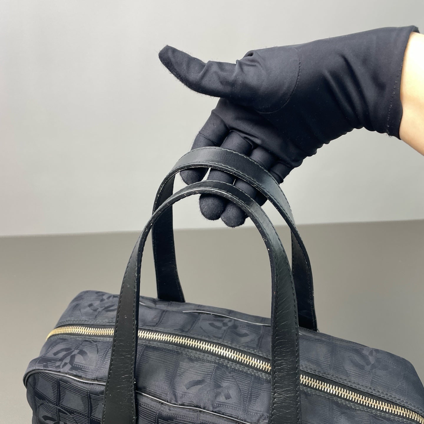 Chanel - New Travel Line Bowling Bag - Nylon - Black - (medium)