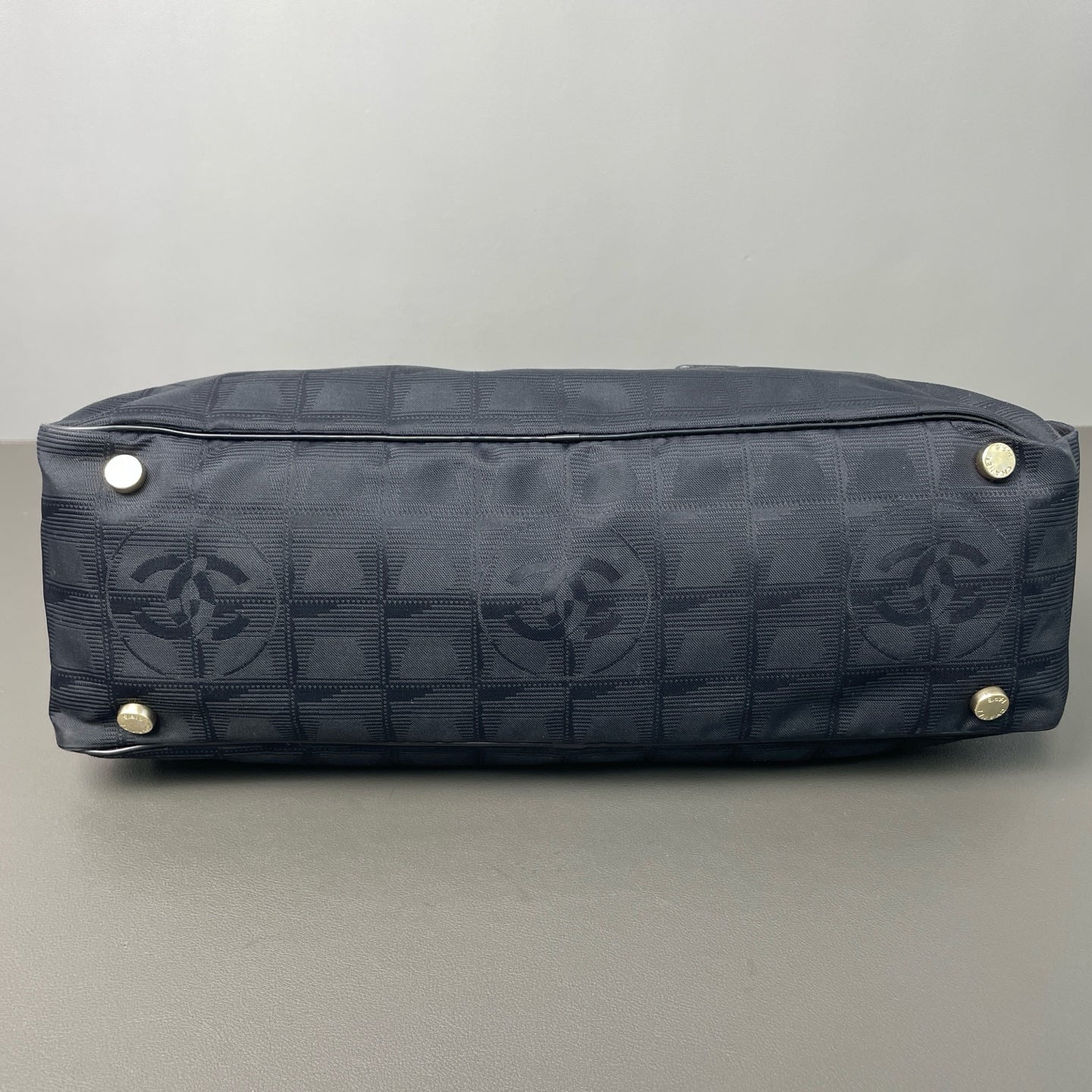 Chanel - New Travel Line Bowling Bag - Nylon - Black - (medium)