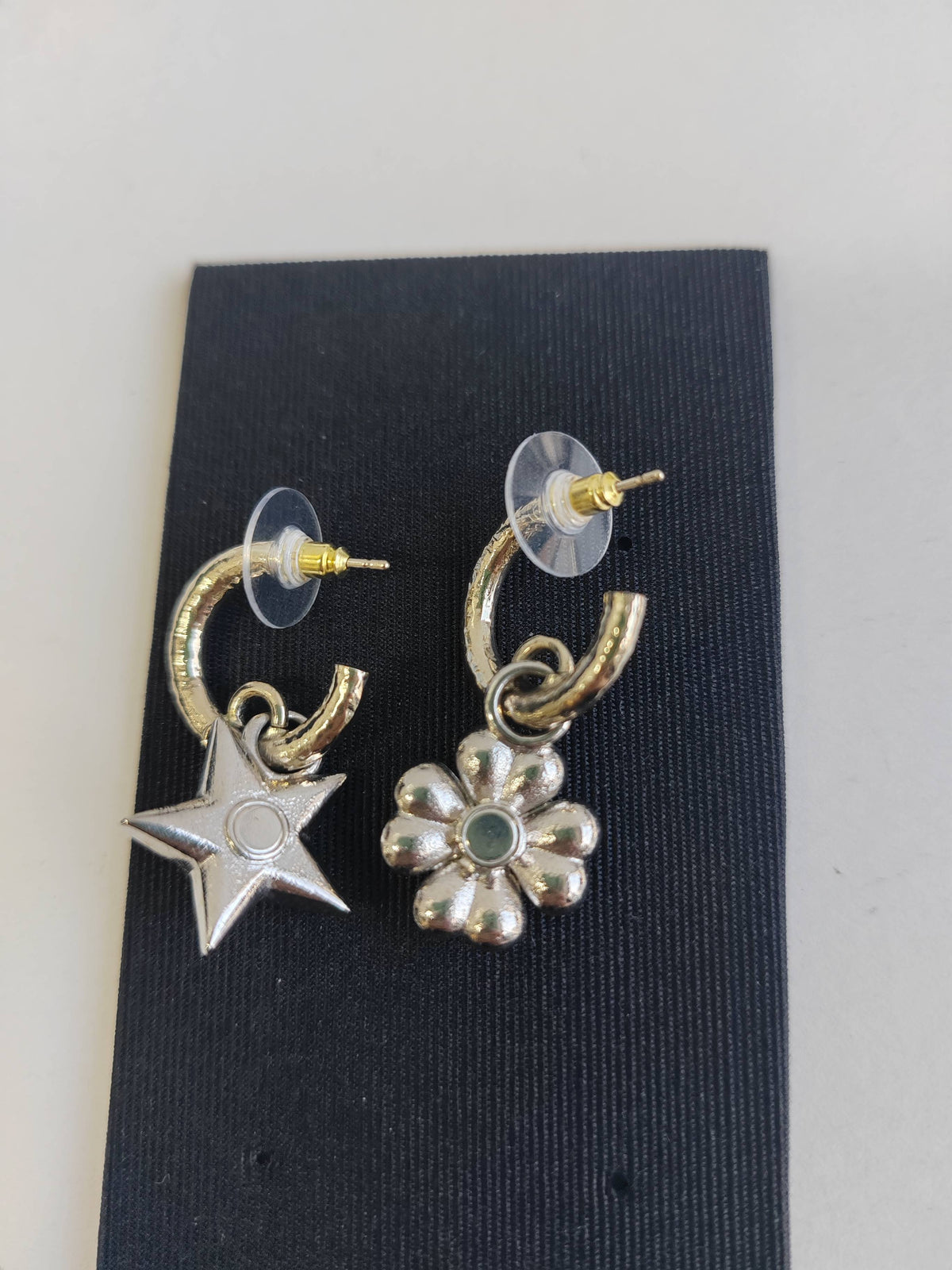 Chanel - Other - Base metal with gold-tone and silver-tone finishes and clear rhinestone embellishments. - Multicolour