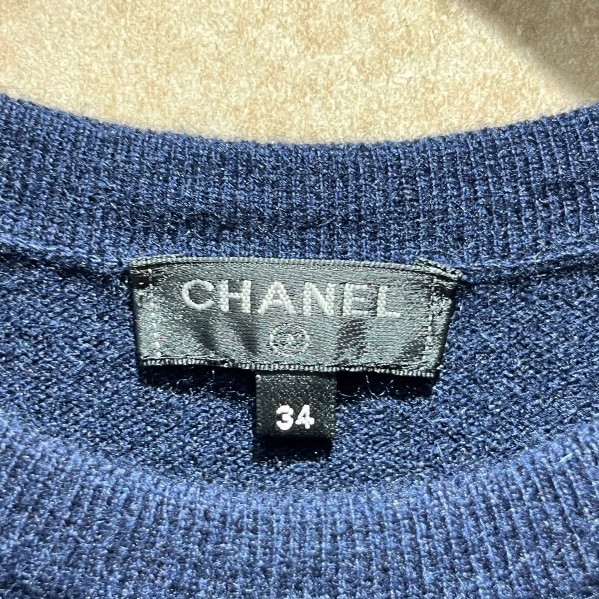 Chanel - Other - Cashmere - Navy - (34)