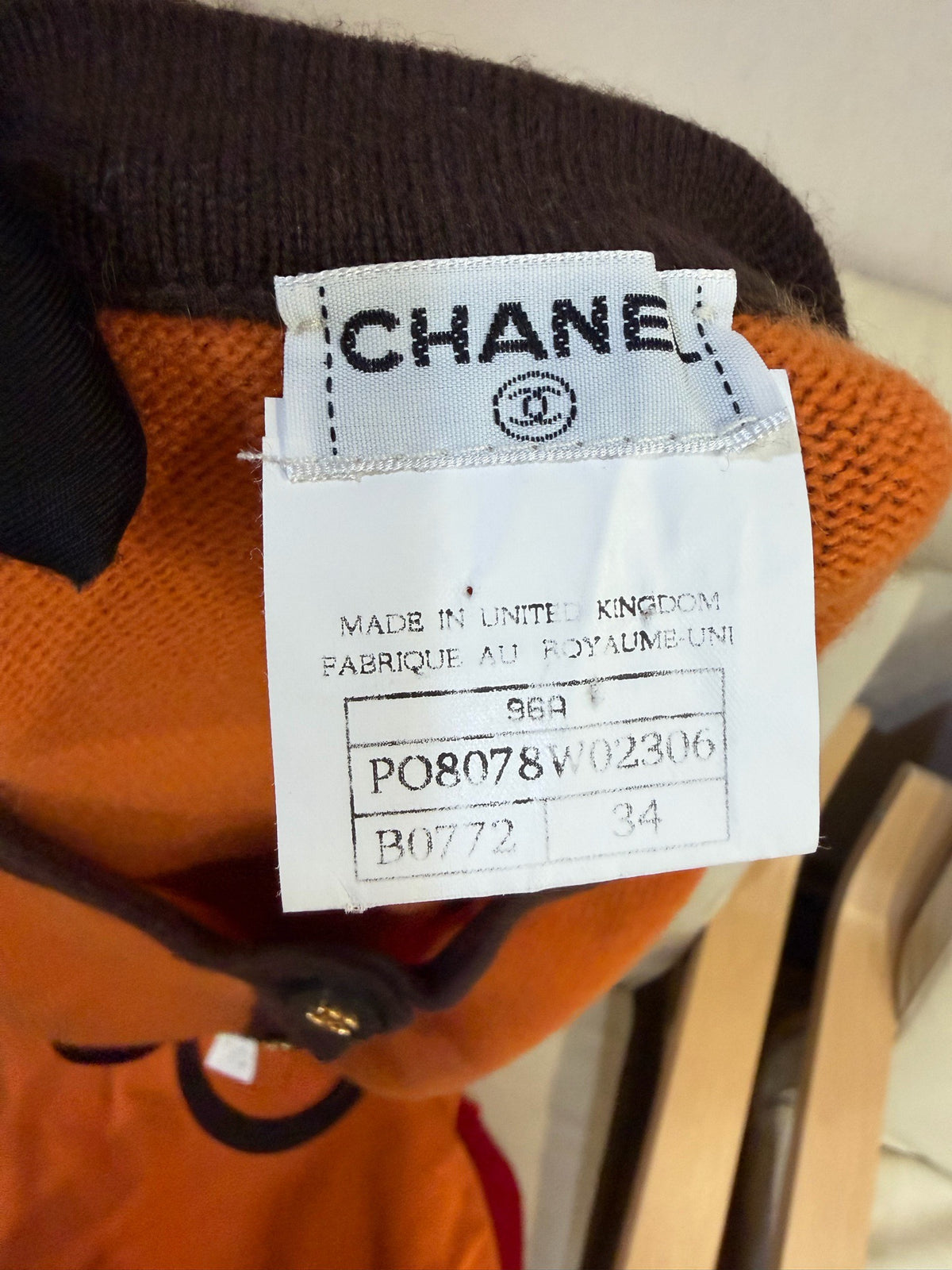 Chanel - Other - Cashmere - Orange - (34)