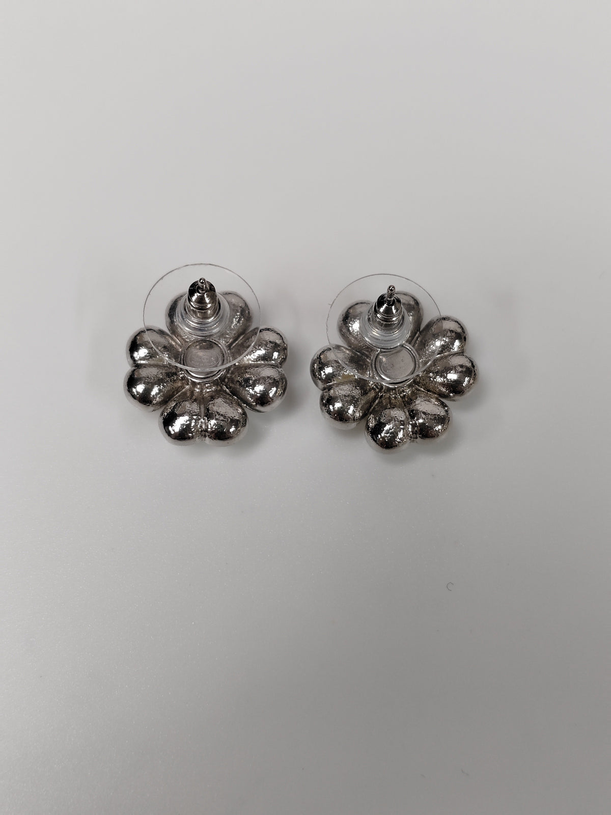 Chanel - Other - Clear rhinestone embellishments; mixed silver-tone and gold-tone finish. - Silver