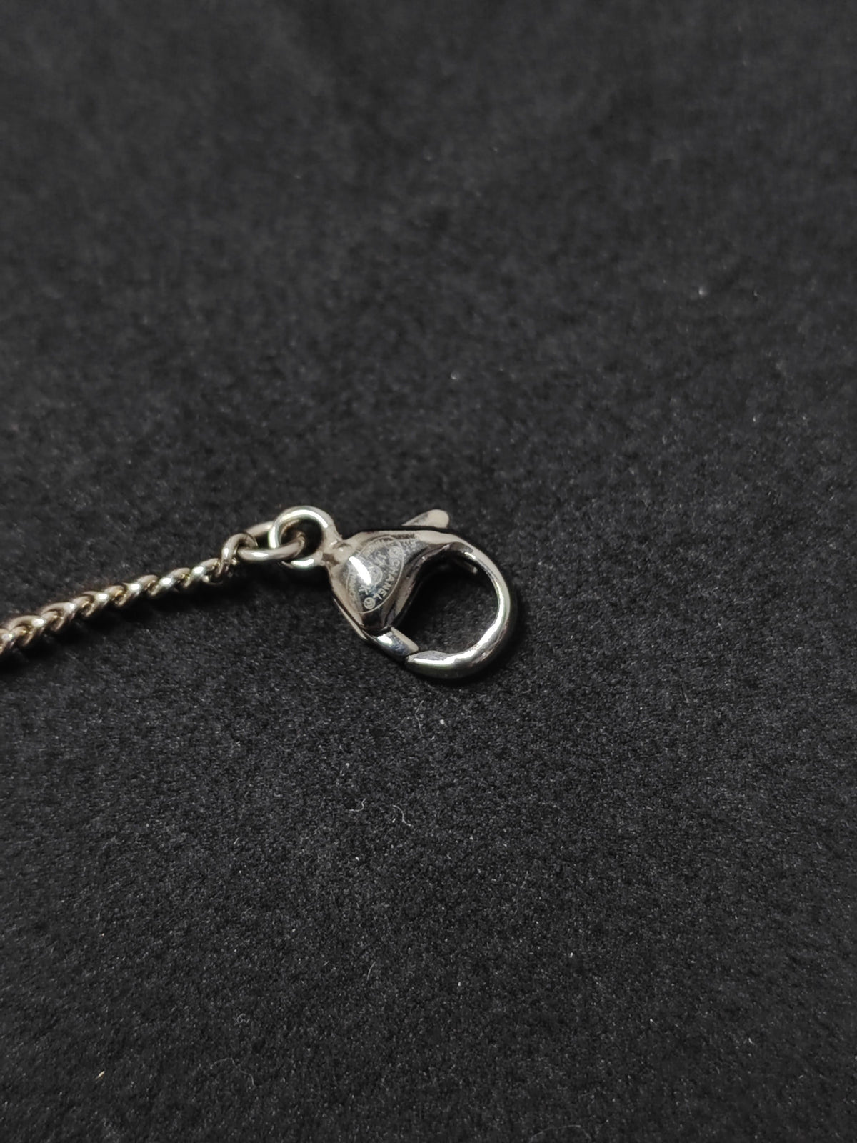 Chanel - Other - Costume jewellery metal with rhinestone embellishments and an acrylic or resin pendant. - Purple
